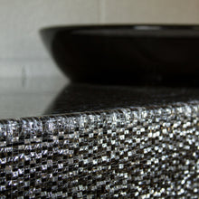 Bronze Jali Mille Vanity Counter with Twin Glass Sinks